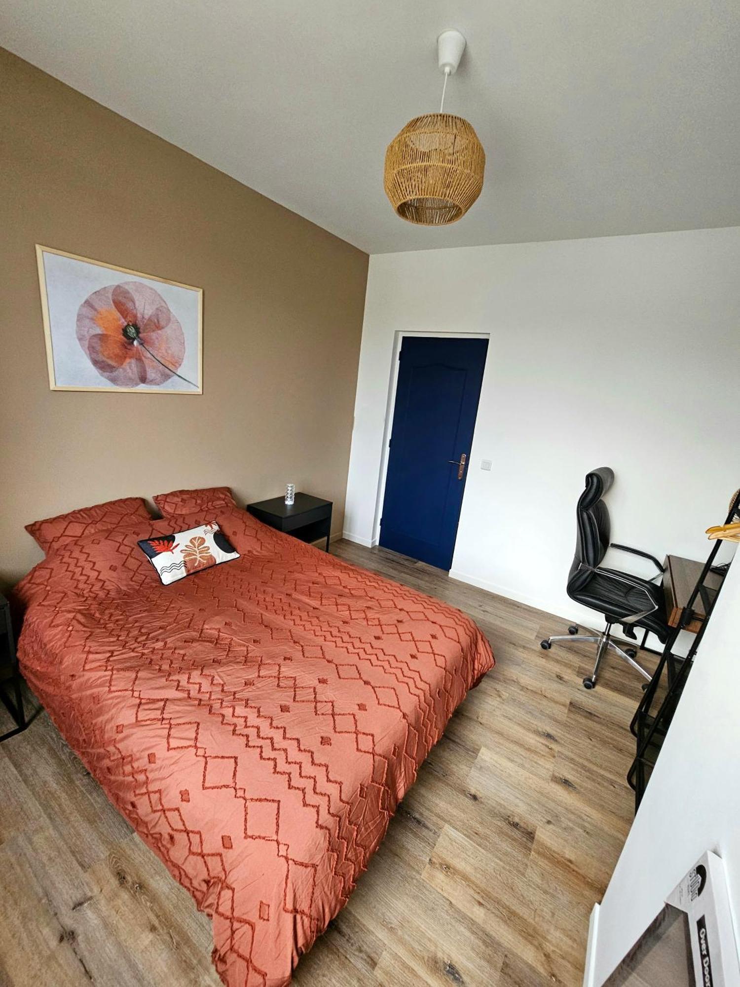 Maison Spacieuse Privatisee Ou A La Chambre - Places De Parking Saint-Michel  Dış mekan fotoğraf